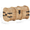 Picture of Wooden Storage Trunk 2pc SMW