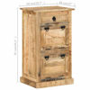 Picture of 20" Shoe Storage Cabinet with Drawers - SRMW