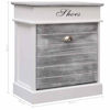 Picture of 20" Wooden Shoe Cabinet PW - Gray