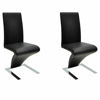 Picture of Dining Chairs - 2 pc Black