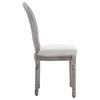 Picture of Dining Wood Fabric Chairs - 2 pc Cream