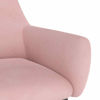 Picture of Velvet Dining Chairs with Armrest - 2 pc Pink