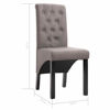 Picture of Fabric Dining Chairs - 2 pc T