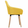 Picture of Fabric Dining Chairs - 2 pc Yellow