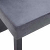 Picture of Suede Dining Chairs - 4 pc Gray