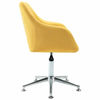 Picture of Dining Fabric Chair with Armrest - 1 pc Yellow