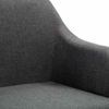 Picture of Dining Fabric Chairs with Armrest - 2 pc D Gray