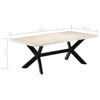 Picture of Wooden Dining Table 79" - White SMW