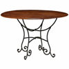 Picture of Wooden Dining Table Set with 4 Chair 47" SAW - Brown