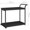 Picture of Mobil Rattan 2Tier Bar Cart 39" - Black