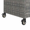 Picture of Mobil Rattan Cart with Drawer 39" - Gray