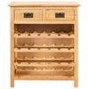 Picture of Wooden Wine Rack Cabinet with Drawers 28" SOW