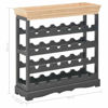 Picture of Wine Rack 27" MDF - Black