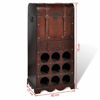 Picture of Wooden Wine Rack with Storage