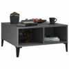 Picture of Wooden Living Table High Gloss 24" - Gray