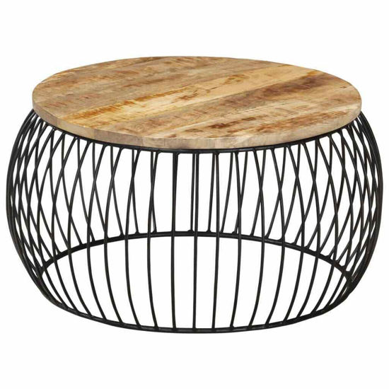 Picture of Wooden Round Coffee Table 27" - RMW