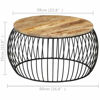 Picture of Wooden Round Coffee Table 27" - RMW