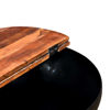 Picture of Wooden Round Coffee Table with Storage 24" SRW