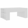 Picture of Living Room Coffee Table 39" with Shelves - White