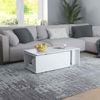 Picture of Living Room Coffee Table 59" with Storage - White