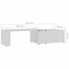 Picture of Living Room Coffee Table 59" with Storage - White