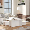 Picture of Wooden Coffee Table 44" - 2 pc White