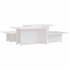 Picture of Wooden Coffee Table 44" - 2 pc White