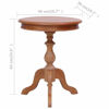 Picture of Hallway Mahogany Round Side Table 20"