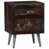 Picture of Wooden Bedroom Nightstand with Storage 16" - SRW