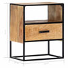 Picture of Wooden Bedroom Nightstand with Storage 16" - SMW
