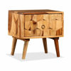 Picture of Wooden Bedsite Nightstand Cabinet with a Drawer 12"