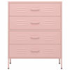 Picture of Sideboard Chest Storage Cabinet 31" - Pnk