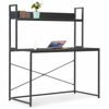 Picture of Computer Desk with Shelves 47" - Black