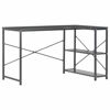 Picture of Computer Desk with Shelves 47" - Black