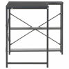 Picture of Computer Desk with Shelves 47" - Black