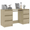 Picture of Wooden Desk with Drawers 55"