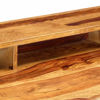 Picture of Vintage Workstation Desk with Drawers and Hudge 45" - Brown SSW