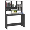 Picture of Computer Desk with Shelves 43" - Gray
