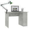 Picture of Home Office Computer Desk with Shelves 43" - C Gray