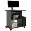 Picture of High Gloss Computer Desk 32" - Gray