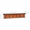 Picture of Home Wooden Wall-Mounted Coat Rack 39"
