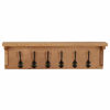 Picture of Wooden Wall-Mounted Coat Rack 24"