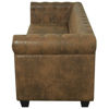 Picture of Living Room 3-Seater Sofa 79" - Brown