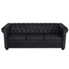 Picture of Faux Leather Sofa Sets - Black