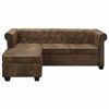 Picture of Living Room Artificial Leather Sofa 79" - Brown