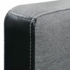 Picture of Living Room Fabric Sofa 86" - 2Tone Black with Gray