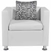 Picture of Living Room Faux Leather Sofa 47" - 2 pc White