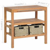 Picture of Wooden Bathroom Vanity Table with Baskets 29" SWT