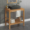 Picture of Wooden Bathroom Vanity with Marble Sink 29" - Black