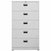 Picture of Office Steel Filing Cabinet 35" - L Gray